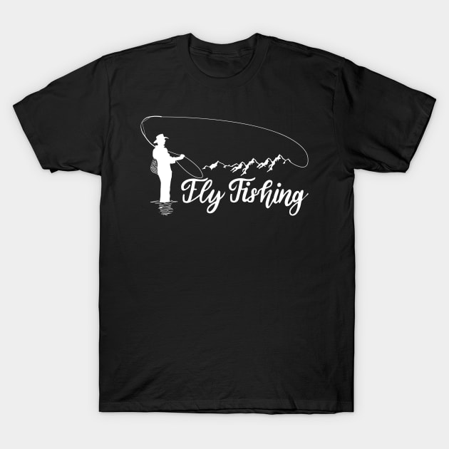 Fly Fishing Trout, Outdoor & Mountain Lover | Bass Fishing T-Shirt by Cedinho